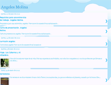 Tablet Screenshot of angelesmolina.blogspot.com