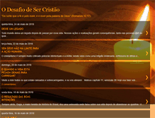 Tablet Screenshot of desafiodesercristao.blogspot.com