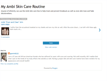 Tablet Screenshot of ambievenandclear.blogspot.com