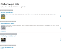 Tablet Screenshot of cachorroquelate.blogspot.com