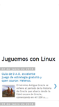 Mobile Screenshot of juguemosconlinux.blogspot.com