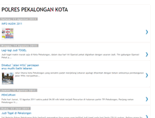 Tablet Screenshot of polrestapekalongan.blogspot.com