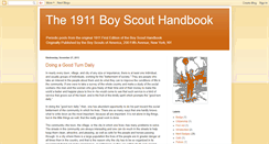 Desktop Screenshot of boy-scout-handbook.blogspot.com