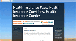 Desktop Screenshot of healthinsurancefaqs.blogspot.com