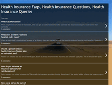 Tablet Screenshot of healthinsurancefaqs.blogspot.com