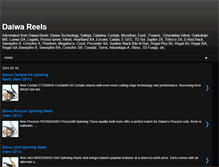 Tablet Screenshot of daiwa-reels.blogspot.com