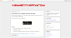 Desktop Screenshot of haydentheandroid.blogspot.com