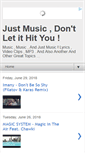 Mobile Screenshot of just-music-hit.blogspot.com