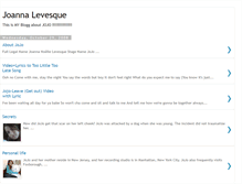 Tablet Screenshot of joannalevesque-admir.blogspot.com
