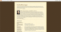 Desktop Screenshot of gardenmessenger.blogspot.com