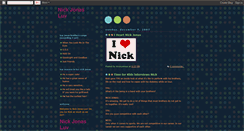 Desktop Screenshot of nickjonasluv.blogspot.com