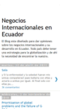 Mobile Screenshot of ecuadoryglobalizacion.blogspot.com