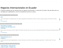 Tablet Screenshot of ecuadoryglobalizacion.blogspot.com
