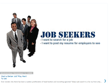 Tablet Screenshot of jobseekers-career.blogspot.com