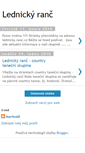 Mobile Screenshot of lednickyranc.blogspot.com