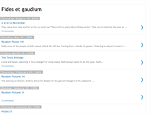 Tablet Screenshot of fidesetgaudium.blogspot.com