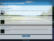 Tablet Screenshot of eminemmediafire.blogspot.com