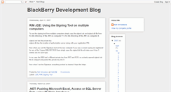 Desktop Screenshot of blackberrydev.blogspot.com