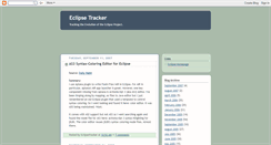 Desktop Screenshot of eclipsetracker.blogspot.com