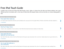 Tablet Screenshot of freei-podguide.blogspot.com