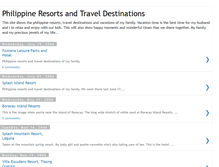 Tablet Screenshot of philippineresorts.blogspot.com