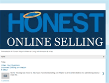 Tablet Screenshot of honestonlineselling.blogspot.com