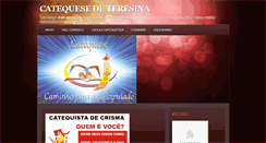Desktop Screenshot of catequesedeteresina.blogspot.com