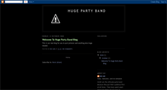 Desktop Screenshot of hugepartyband.blogspot.com