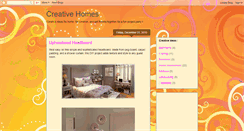 Desktop Screenshot of creativehome4u.blogspot.com