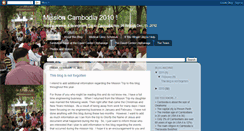 Desktop Screenshot of missioncambodia2010.blogspot.com