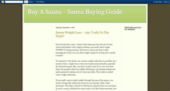 Desktop Screenshot of buy-a-sauna-for-health.blogspot.com