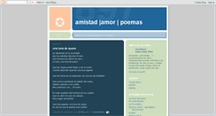 Desktop Screenshot of amistadamorypoemas.blogspot.com