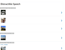 Tablet Screenshot of distractiblespeech.blogspot.com