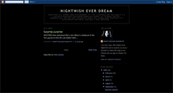 Desktop Screenshot of nightwisheverdream.blogspot.com