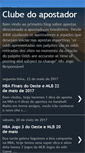 Mobile Screenshot of clubedoapostador.blogspot.com