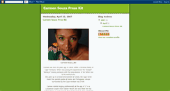 Desktop Screenshot of carmensouza-presskit.blogspot.com