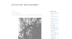 Desktop Screenshot of collectedphotographs.blogspot.com