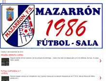 Tablet Screenshot of mazarronfs.blogspot.com