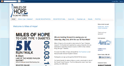 Desktop Screenshot of milesofhopetype1.blogspot.com