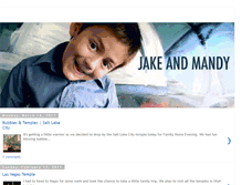 Tablet Screenshot of jakeandmandy.blogspot.com