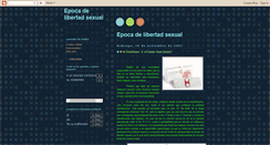 Desktop Screenshot of epocadelibertadsexual.blogspot.com