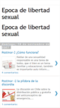 Mobile Screenshot of epocadelibertadsexual.blogspot.com