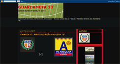 Desktop Screenshot of guardameta13.blogspot.com
