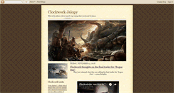 Desktop Screenshot of clockworkjalopy.blogspot.com