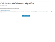 Tablet Screenshot of clubdemontanateleno.blogspot.com