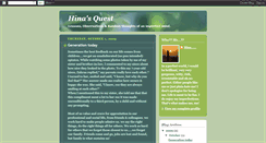 Desktop Screenshot of hinasquest.blogspot.com