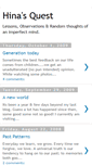 Mobile Screenshot of hinasquest.blogspot.com