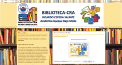 Desktop Screenshot of bibliotecaacademiaiquique.blogspot.com