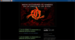 Desktop Screenshot of nombresenquenya.blogspot.com