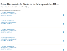 Tablet Screenshot of nombresenquenya.blogspot.com